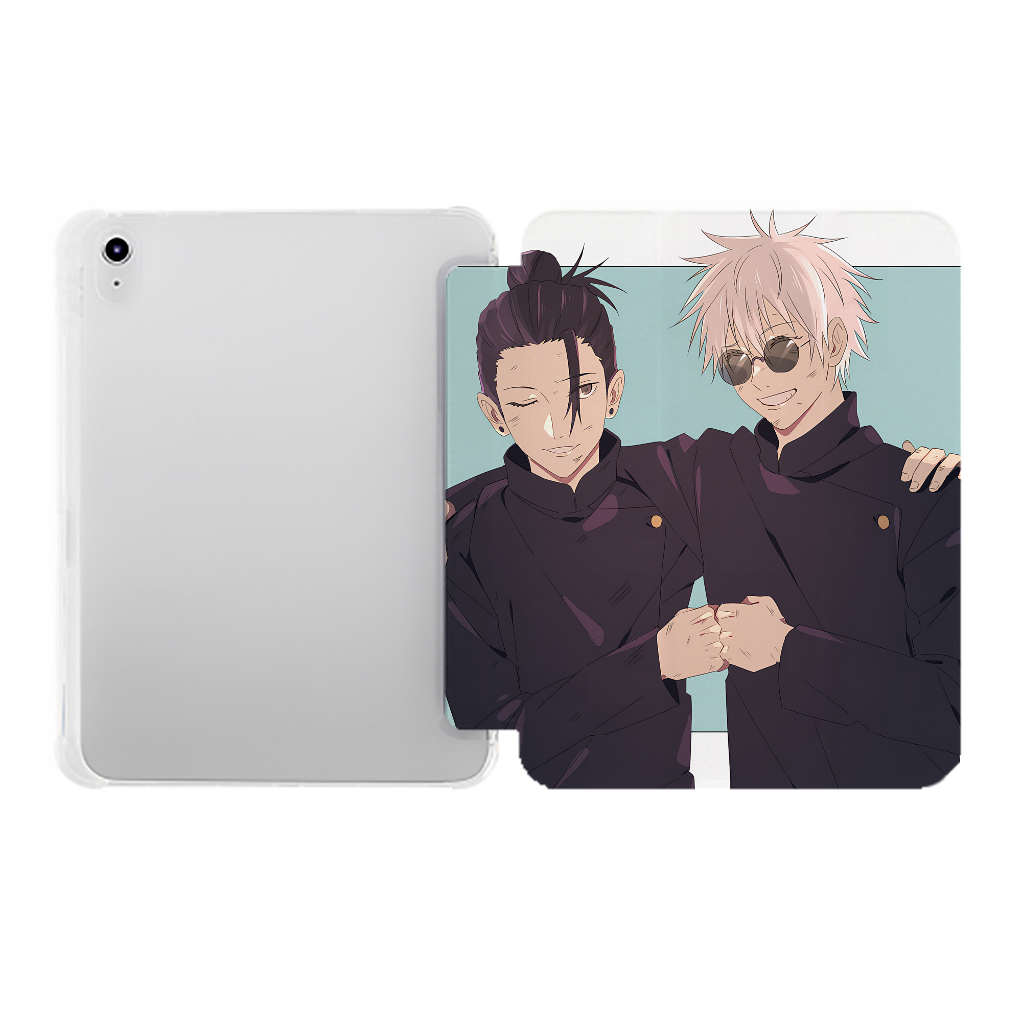 （画像用） SPY×FAMILY间谍家家酒 IPad ケース ペン収納付き 三つ折りスタンド PUレザー×シリコン 対応機種9.5/10.5/10.9インチ